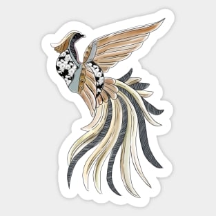 Flying Chinese Bird _ Engagement Event Bunniesmee Sticker